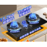 Explosion-proof panel, 70% high thermal efficiency, with intelligent timer function gas stove‌
